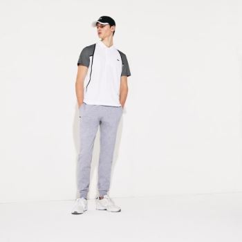 Lacoste SPORT Fleece Tennis Sweatpants - Tepláky Pánské Šedé | CZ-HLKxEZ